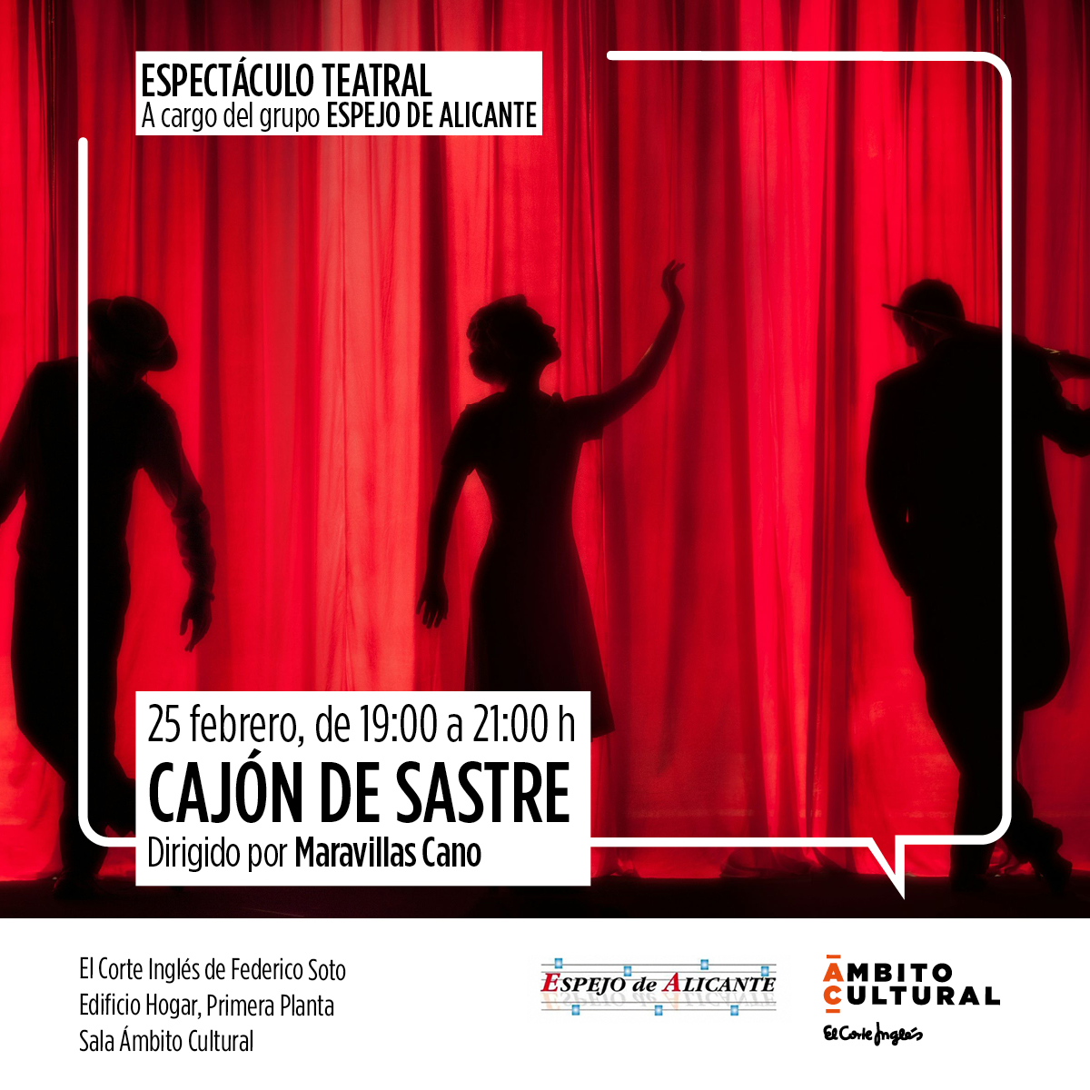 Espectáculo Teatral "Cajón de Sastre" por grupo Teatro Espejo